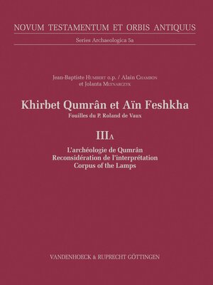 cover image of Khirbet Qumrân et Aïn Feshkha III A